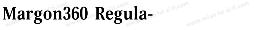 Margon360 Regula字体转换